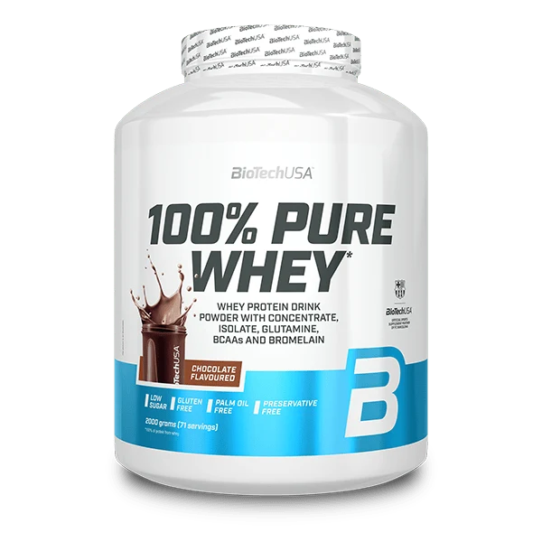 Протеин 100% Pure Whey BiotechUSA, 2000г - Купить в Минске – фото товара Протеин 100% Pure Whey BiotechUSA, 2000г - Купить в Минске – спортивное питание ProGym