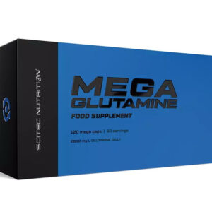 Глютамин Mega Glutamine Scitec Nutrition, 120 капс. - Купить в Минске – спортивное питание ProGym
