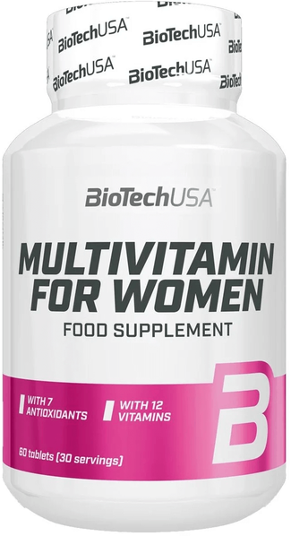 Витамины Multivitamin for Women BiotechUSA, 60 таб. - Купить в Минске – фото товара Витамины Multivitamin for Women BiotechUSA, 60 таб. - Купить в Минске – спортивное питание ProGym