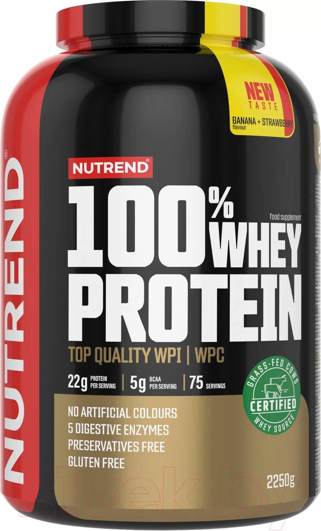 Протеин 100% WHEY PROTEIN Nutrend, 2250 г - Купить в Минске – фото товара Протеин 100% WHEY PROTEIN Nutrend, 2250 г - Купить в Минске – спортивное питание ProGym