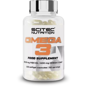 Витамины Omega3 Scitec Nutrition, 100 капс. — уникальная спортивная добавка, сочетающая эффективность и качество.