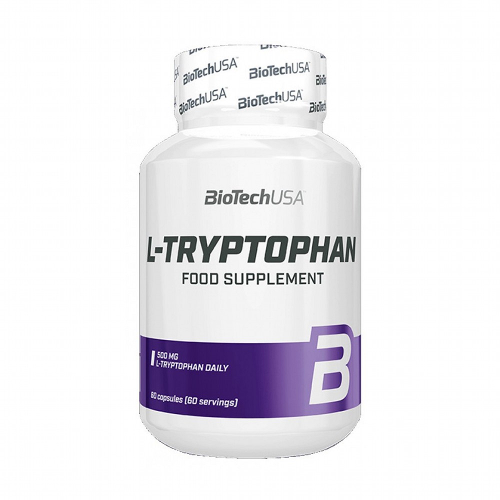 Триптофан L-Tryptophan BiotechUSA, 60 капс. - Купить в Минске – фото товара Триптофан L-Tryptophan BiotechUSA, 60 капс. - Купить в Минске – спортивное питание ProGym
