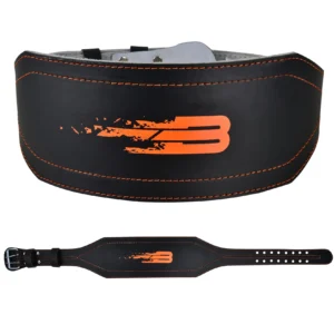 Тяжелоатлетический пояс с оранжевой отделкой — купить для пауэрлифтинга