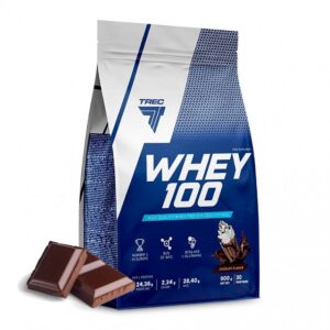 Протеин сывороточный (концентрат) Trec Nutrition Whey 100 (шоколад, 900 г) купить в Минске