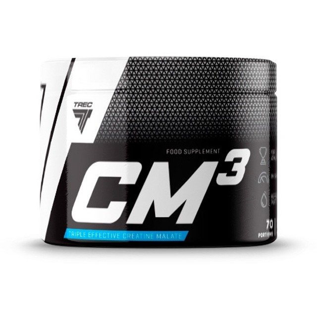 Три-Креатин-Малат CM3 1250 от Trec Nutrition (250 г) - Купить в Минске – фото товара Три-Креатин-Малат CM3 1250 от Trec Nutrition (250 г) - Купить в Минске – спортивное питание ProGym