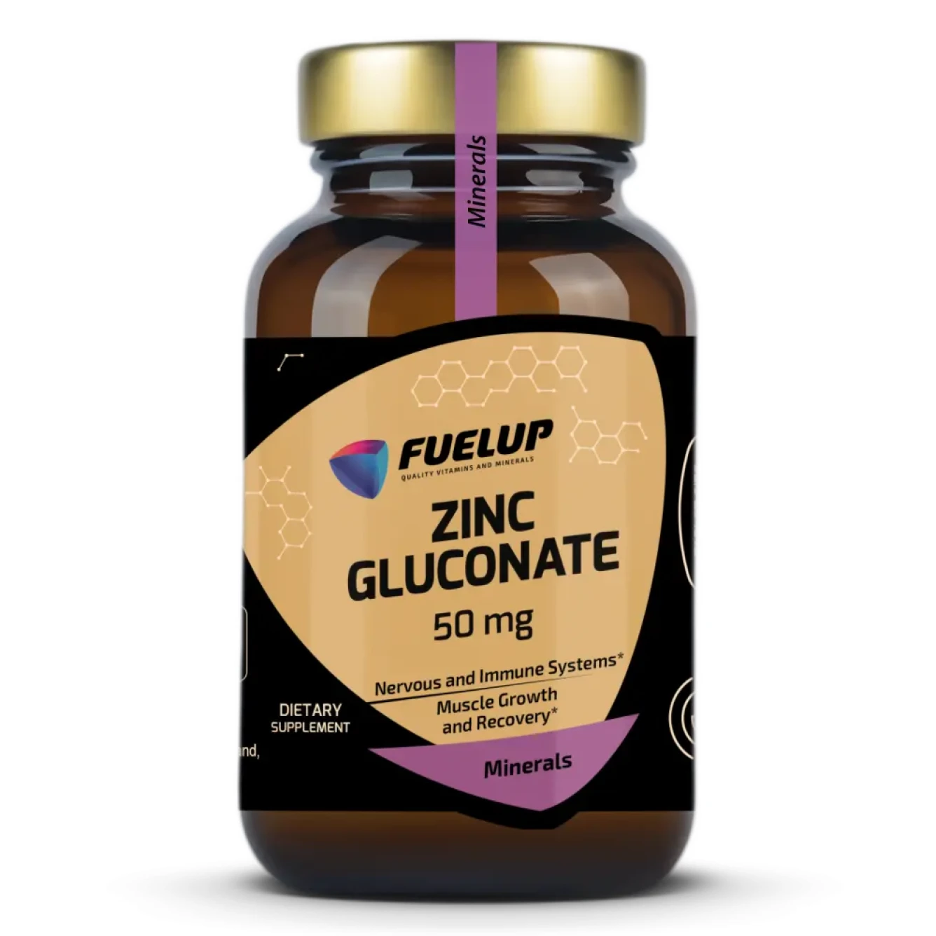 Цинк Zinc Gluconate 50 mg FuelUp 100 таблеток - Купить в Минске – фото товара Цинк Zinc Gluconate 50 mg FuelUp 100 таблеток - Купить в Минске – спортивное питание ProGym