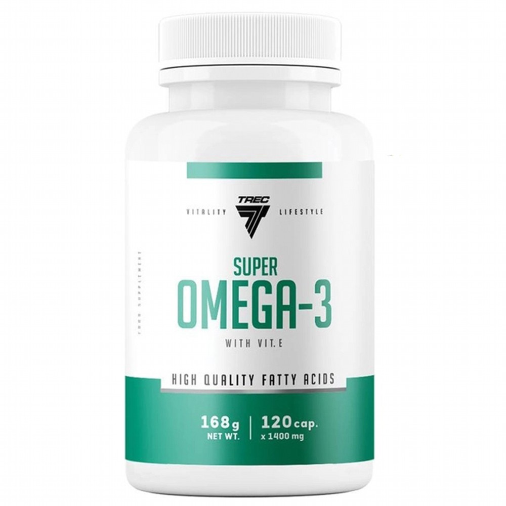 Super Omega‑3 от Trec Nutrition (120 капсул) - Купить в Минске – фото товара Super Omega‑3 от Trec Nutrition (120 капсул) - Купить в Минске – спортивное питание ProGym