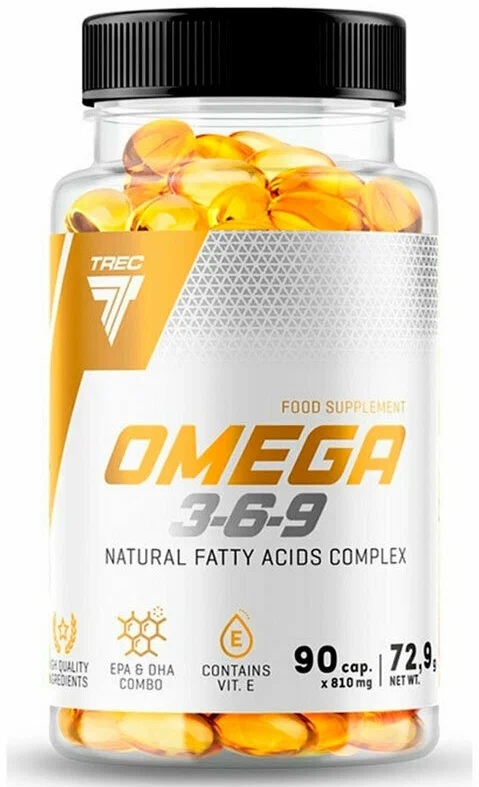 Омега 3-6-9 Omega 3-6-9 от Trec Nutrition (90 капсул) - Купить в Минске – фото товара Омега 3-6-9 Omega 3-6-9 от Trec Nutrition (90 капсул) - Купить в Минске – спортивное питание ProGym