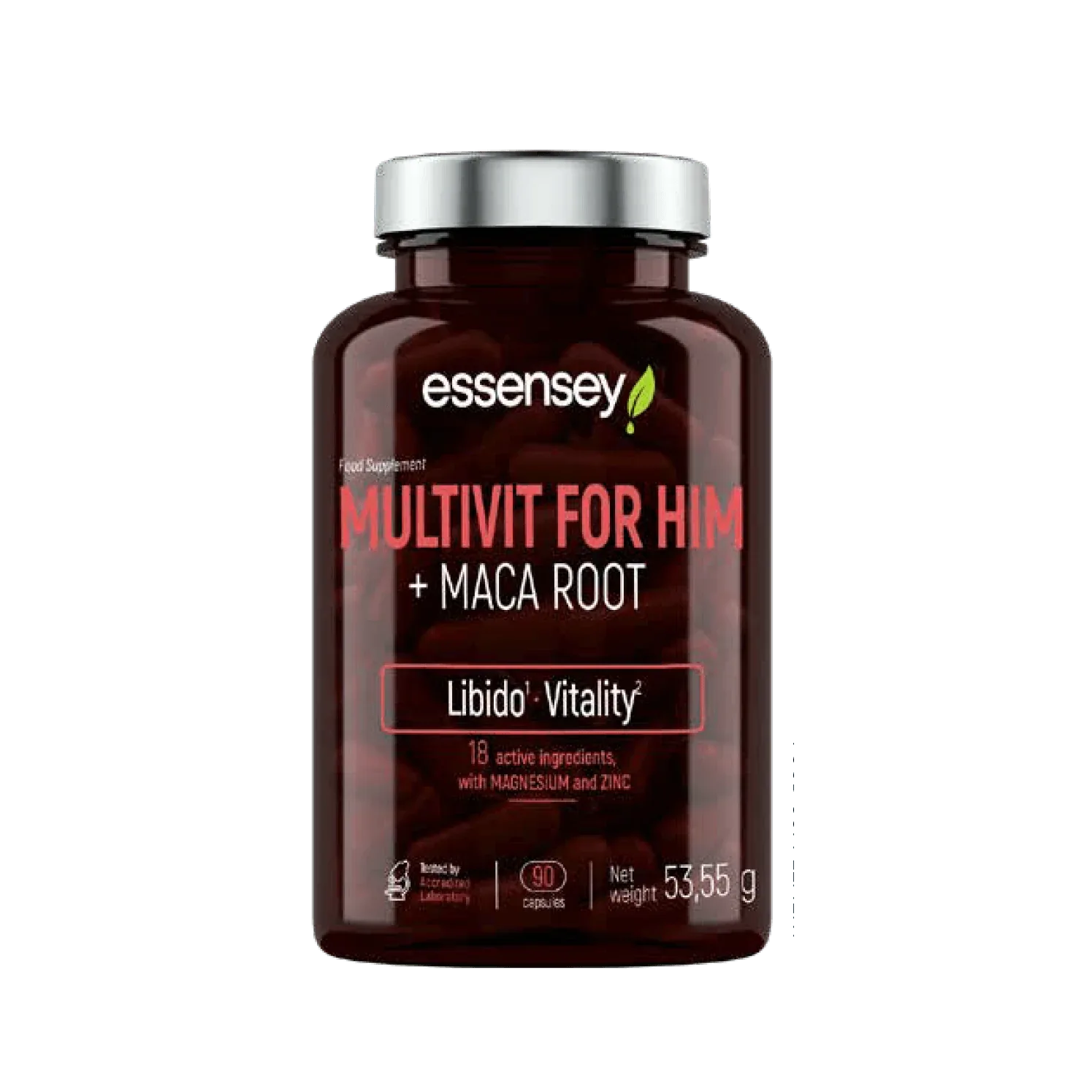 Мультивитамины для мужчин Essensey Multivit For Him + Maca Root, 90 капсул - Купить в Минске – фото товара Мультивитамины для мужчин Essensey Multivit For Him + Maca Root, 90 капсул - Купить в Минске – спортивное питание ProGym